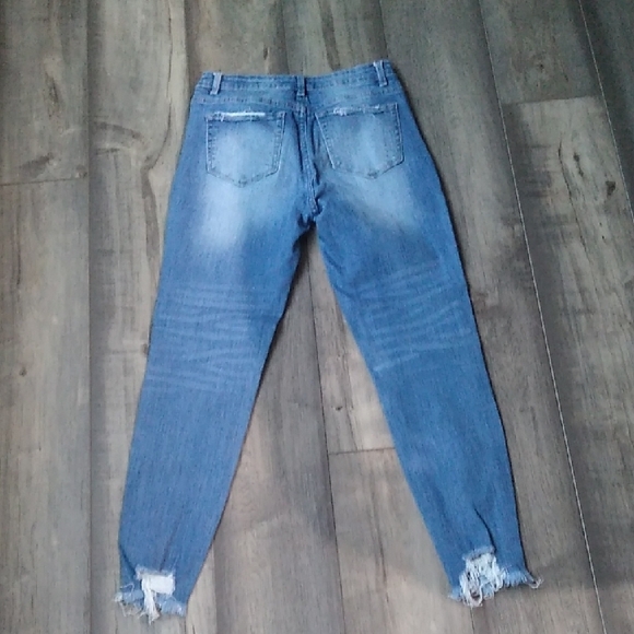 Classic Navy Skinny Jeans for Women - Picture 5 of 8